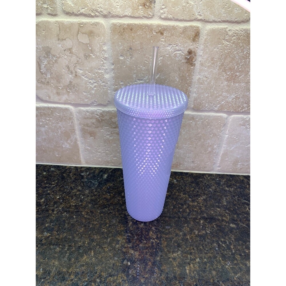 Starbucks 2021 Icy Venti Tumbler - Holographic Studded Limited Edition - 24 OZ - Picture 4 of 9
